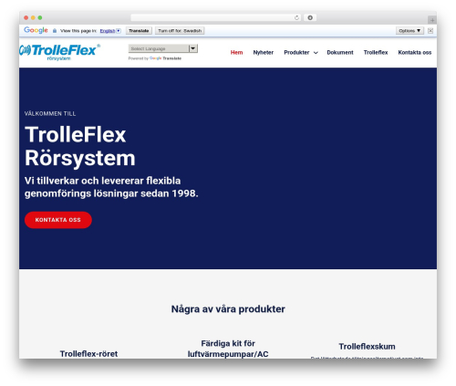 CMS cmsvrx system theme WordPress - trolleflex.com