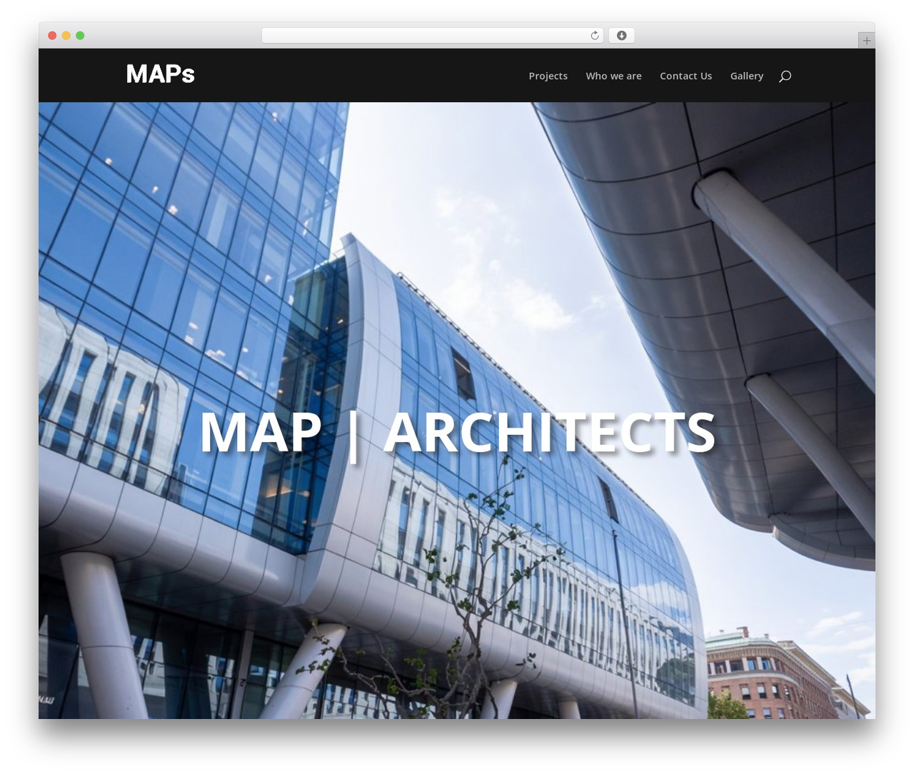 Divi WordPress theme - mapsarchitects.com