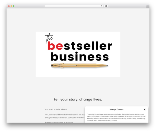 Divi WordPress theme - thebestsellerbusiness.com