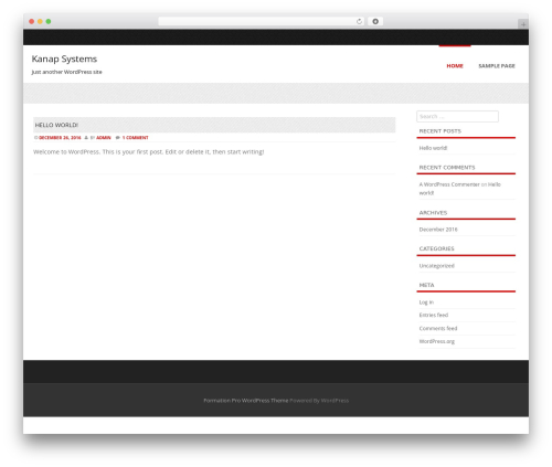 Formation Pro WordPress theme - cherukupalli.com