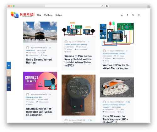 GutenType WP theme - kirmiziyuz.com