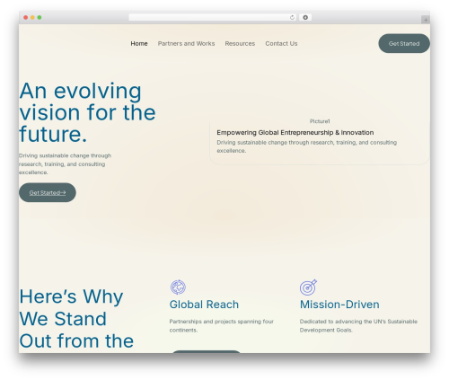 Hello Elementor theme WordPress - sdgconsult.com