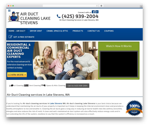 Hydrogen theme WordPress - lakestevensairductcleaningwa.com