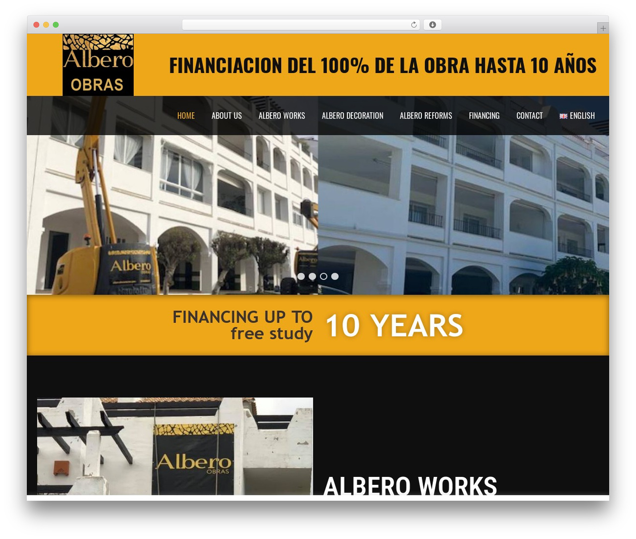 Interior Lite free WordPress theme - alberodecoracion.com