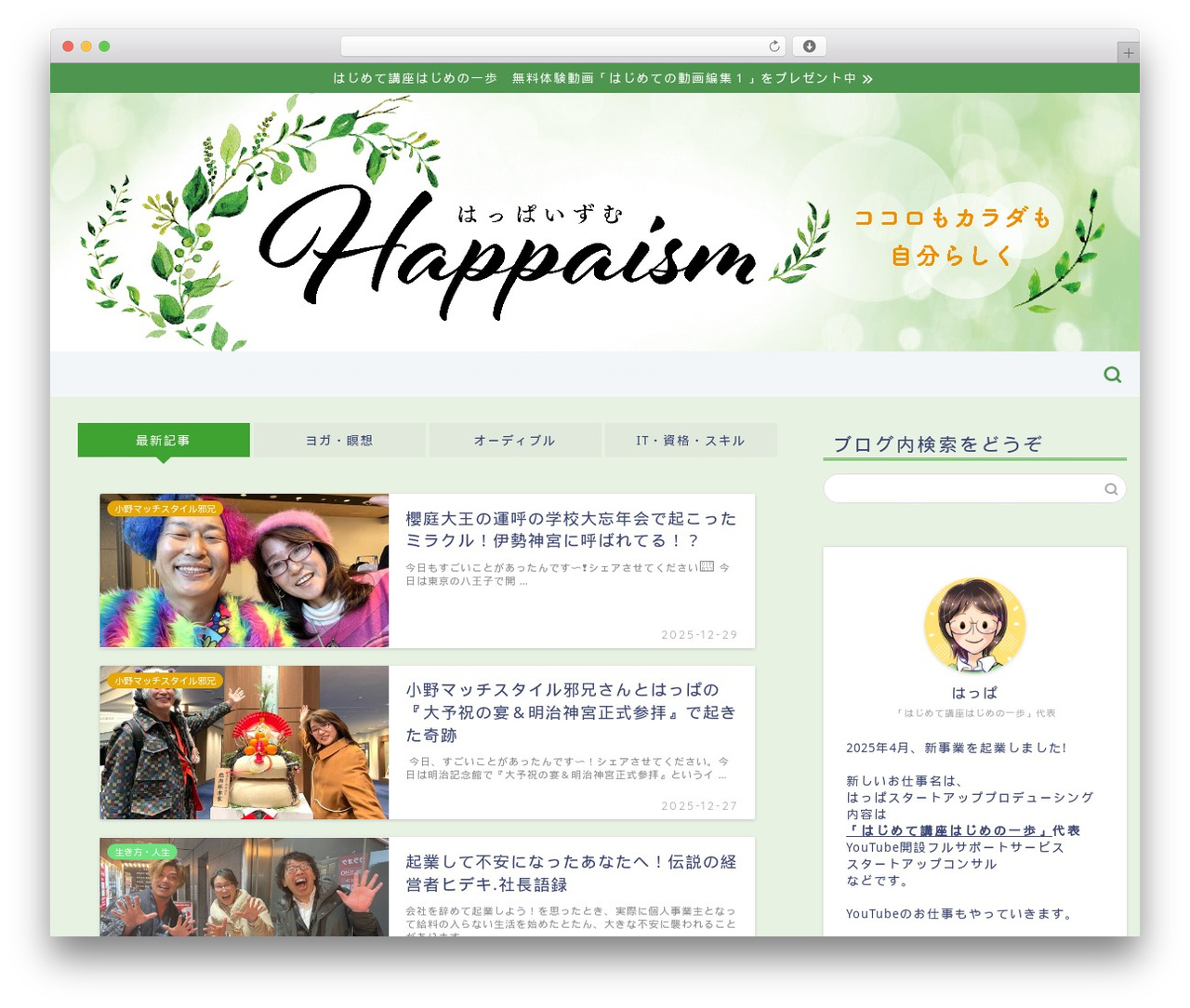 JIN WordPress theme - libgreen43.com