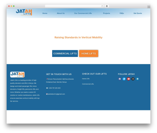Spero theme WordPress - jatahlifts.com