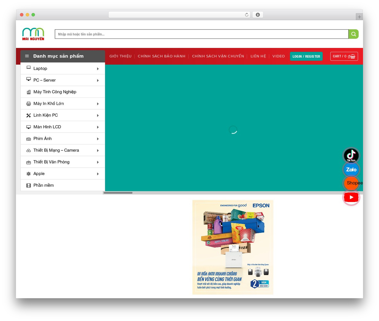 Theme WordPress Computer - vitinhmainguyen.com