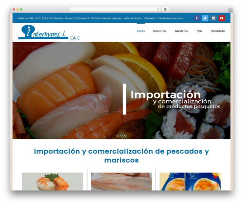 Theme WordPress Intermares - intermaresl.com