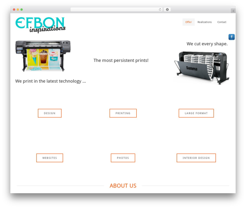 Untitled WordPress website theme - efbon.com