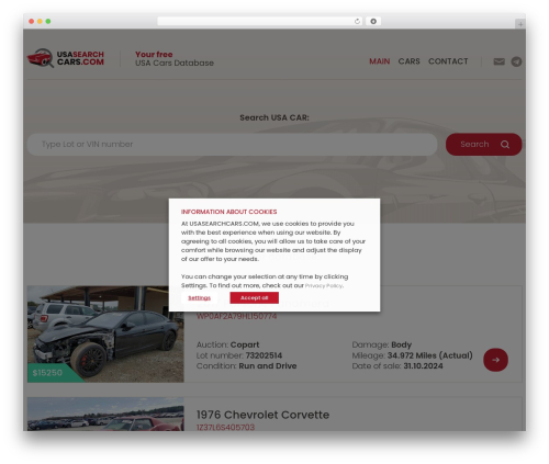 WordPress theme Code Theme - usasearchcars.com