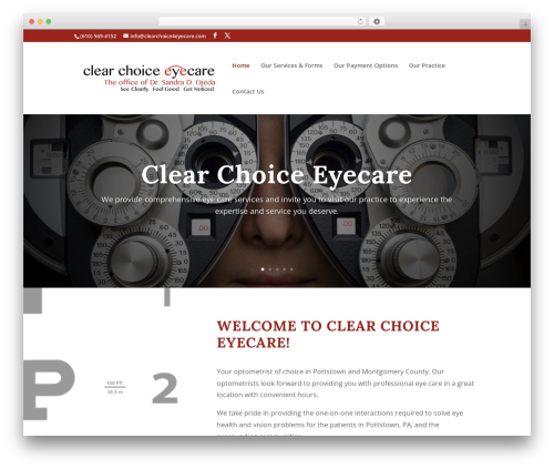 WordPress theme Divi - clearchoice4eyecare.com