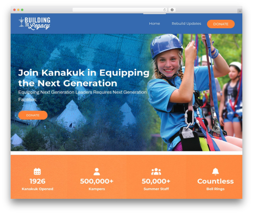 WordPress theme Divinity - buildingthelegacy.com