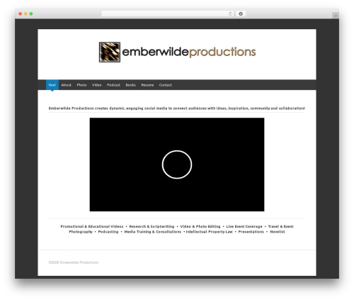WordPress theme Expound - WordPress.com - emberwildeproductions.com