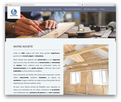 WordPress theme SERENITY - Basic 01 - anguca.lu