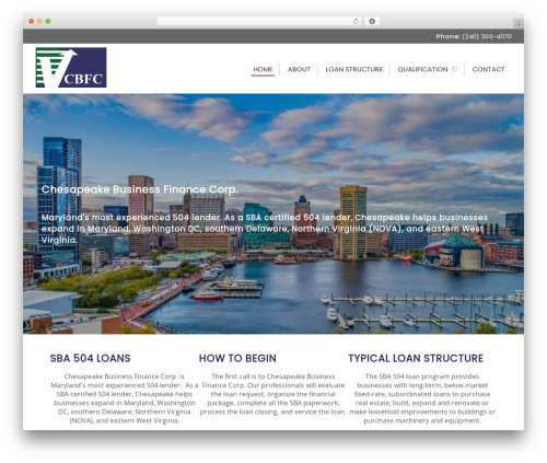WP theme Developer Theme - chesapeake504.com