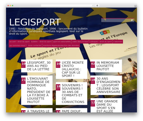MN Flow theme WordPress - legisport.com
