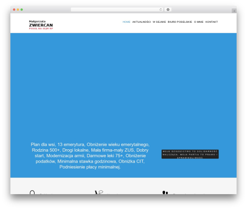 Progress Party top WordPress theme - zwiercan.pl