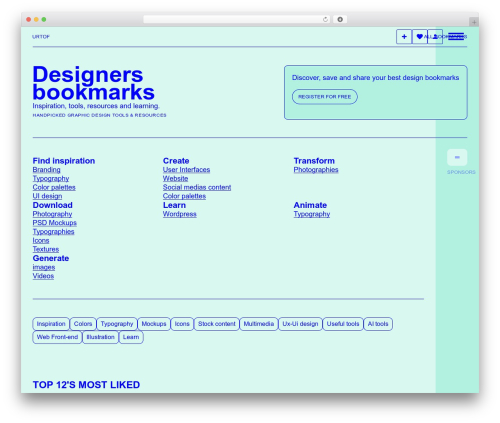 URTOF theme WordPress - urtof.com