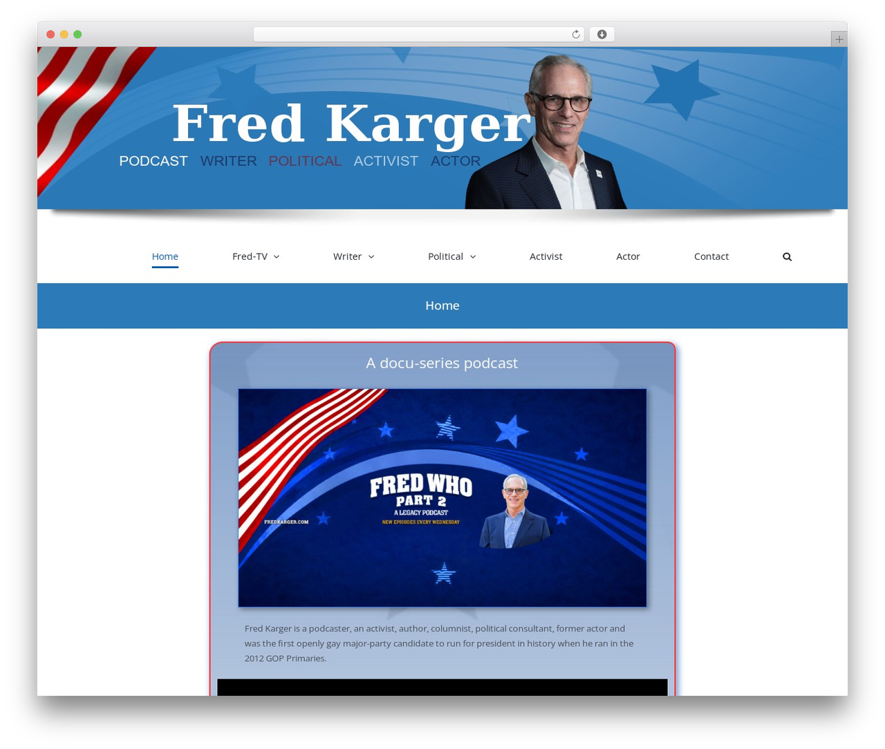 WordPress theme Avada Child - fredkarger.com