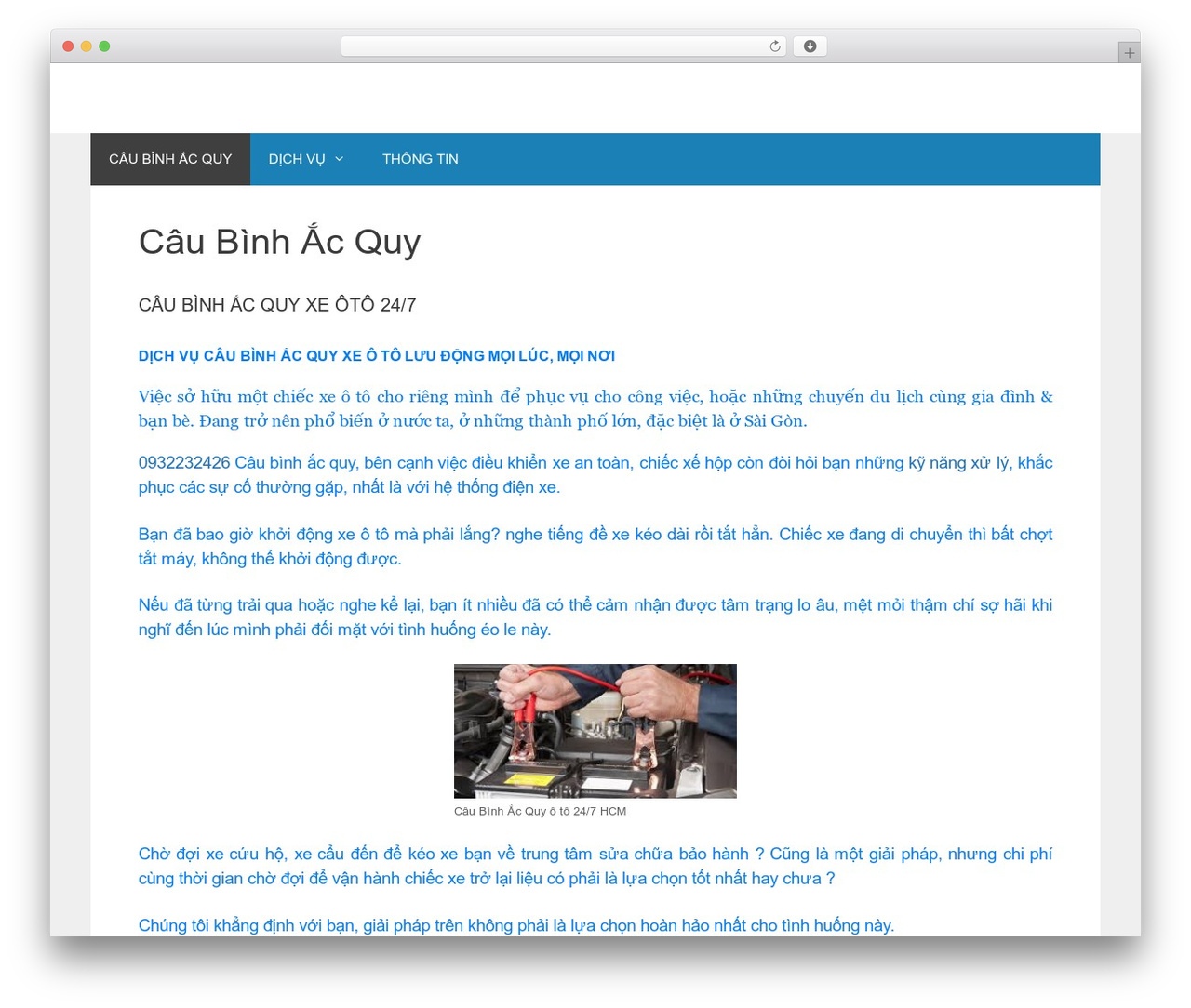 WordPress theme GeneratePress - caubinhacquy.com