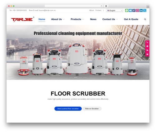 WordPress theme Generic - www.tanjieclean.com