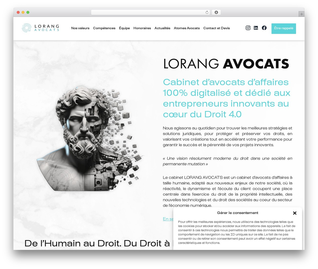 WordPress theme Jupiter - avocat-lorang.com