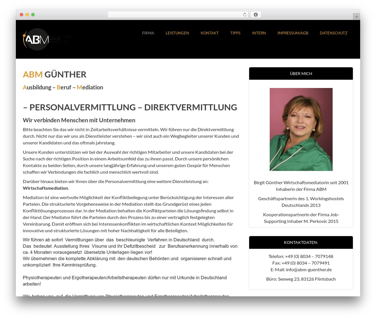 XCode theme WordPress - abm-guenther.de
