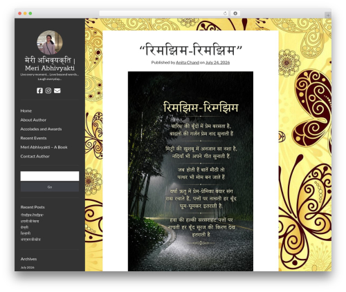 Author free WordPress theme - meri-abhivyakti.com