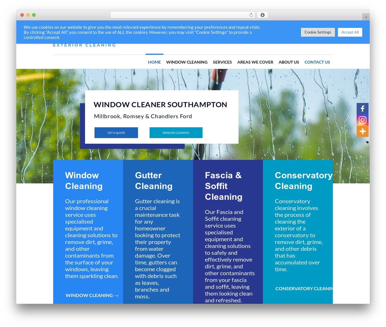 Cleanora WordPress theme - www.opecleaning.co.uk
