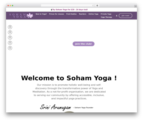 Progressive WordPress (PWA) (progressive-wp) free WordPress plugin - sohamyoga.co.uk