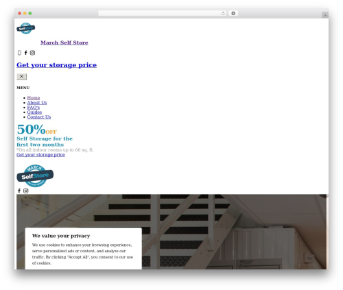 March Self Store Theme WordPress theme - marchselfstore.com