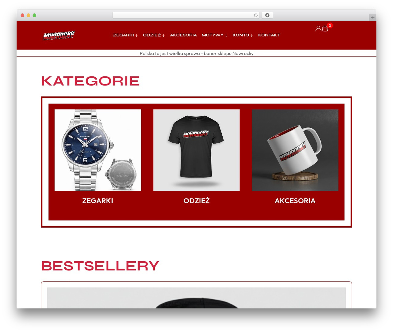 Natsy WordPress website theme - nowrocky.pl