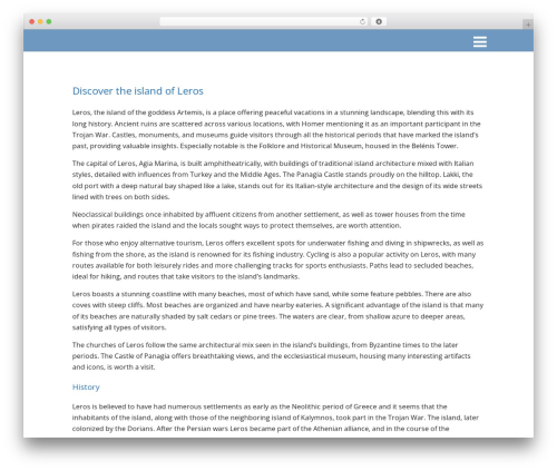Optimizer PRO WordPress theme - lerosisland.com Optimizer PRO WordPress theme - lerosisland.com