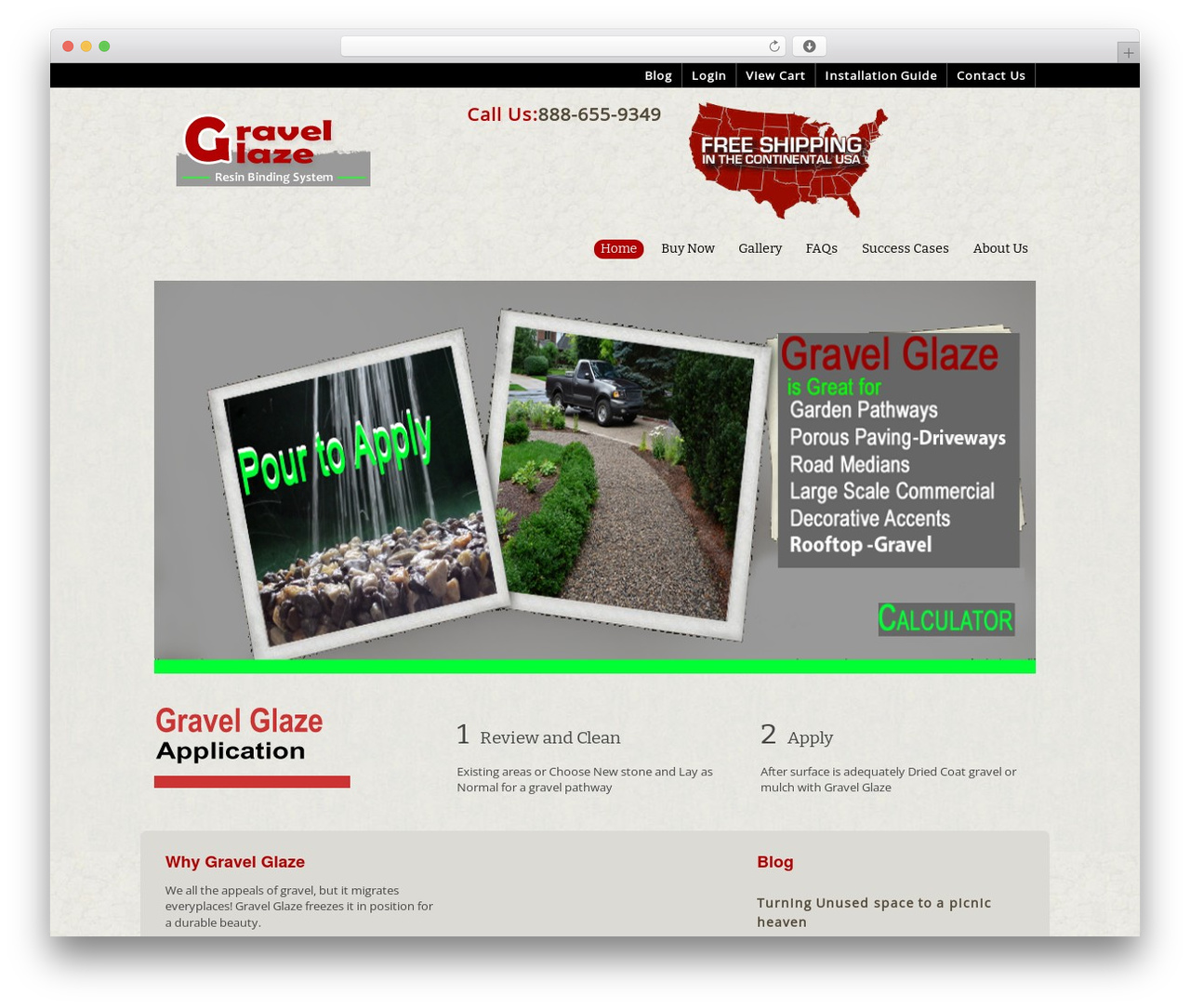OXY WordPress theme - gravelglaze.com