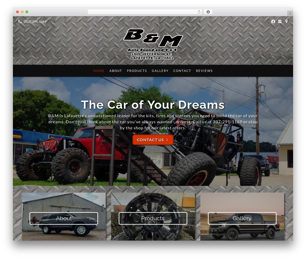 WordPress theme Beacon Theme - bmautosound.com
