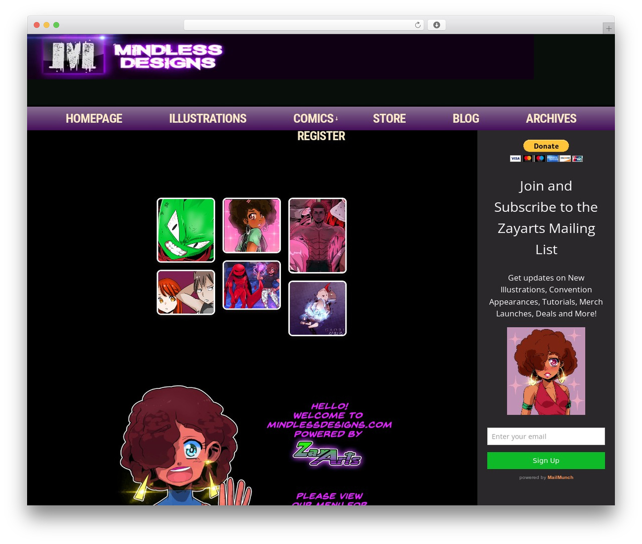 WordPress theme ComicPress - mindlessdesigns.com WordPress theme ComicPress - mindlessdesigns.com