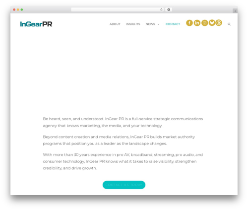 WordPress theme Wiz - ingearpr.com