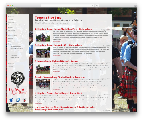 Axis WordPress theme - teutonia-pb.de