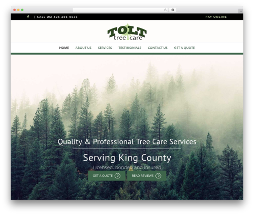 Beaver Builder Theme WordPress theme design - tolttreecare.com