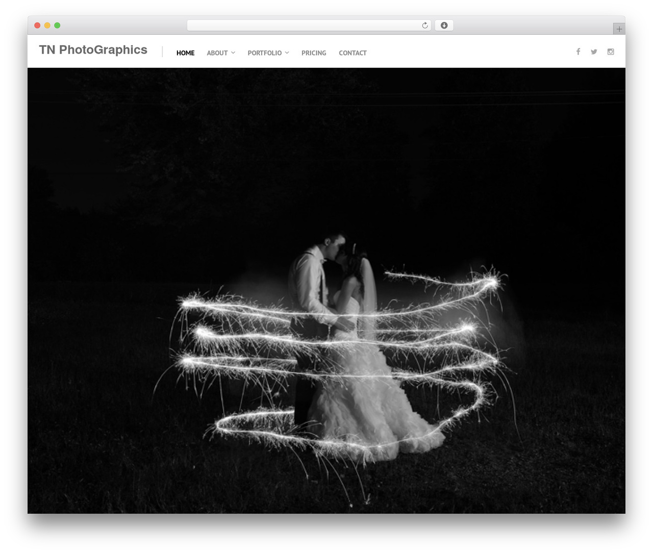 cherry WordPress theme - tnphotographics.com