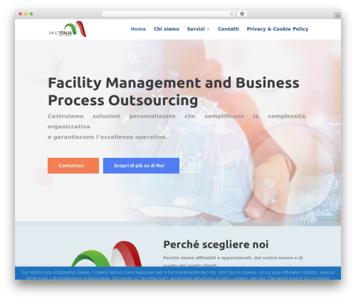 Divi WordPress theme - multitaliaservizi.com