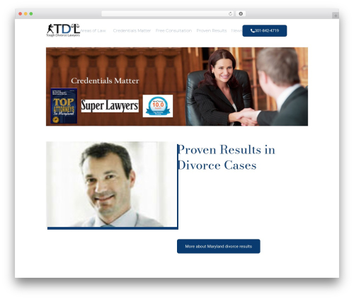 Executive Pro Theme WordPress theme - tough-divorce-lawyers.com