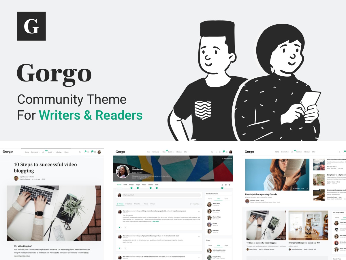 Gorgo best WordPress magazine theme by Themosaurus
