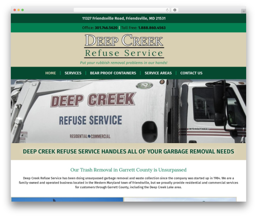 Hello Elementor free WP theme - deepcreekrefuse.com