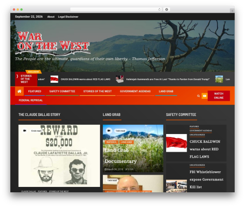Newsever Pro WordPress theme - waronthewest.com Newsever Pro WordPress theme - waronthewest.com