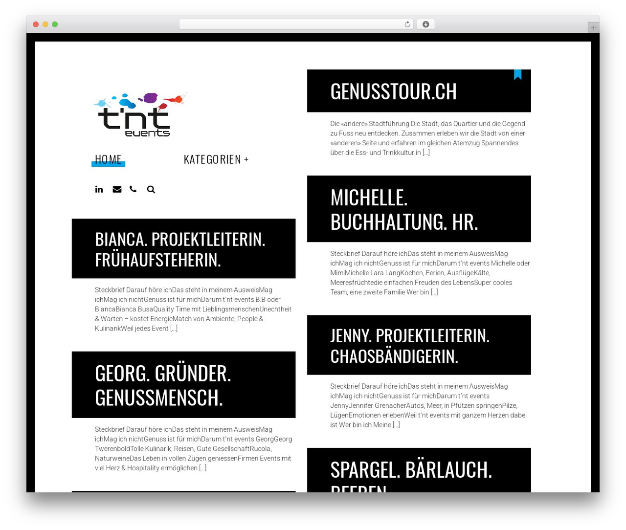 Patch WP theme - tnt-events.ch