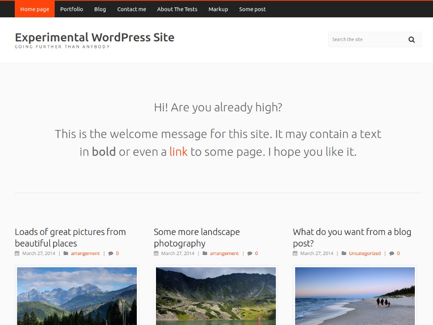 Thomas WP theme