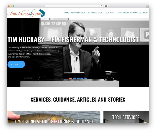 Tim Huckaby WordPress theme - timhuckaby.com