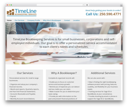 TimeLine theme WordPress - time-line.ca