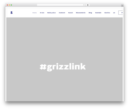 Uncode WordPress theme - grizzlink.cz